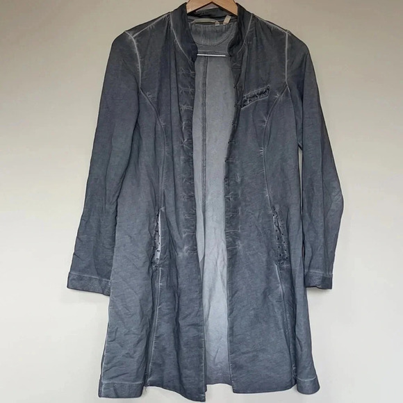 Soft Surroundings Gray Women’s Cardigan Jacket Size Medium Med M - Picture 1 of 8
